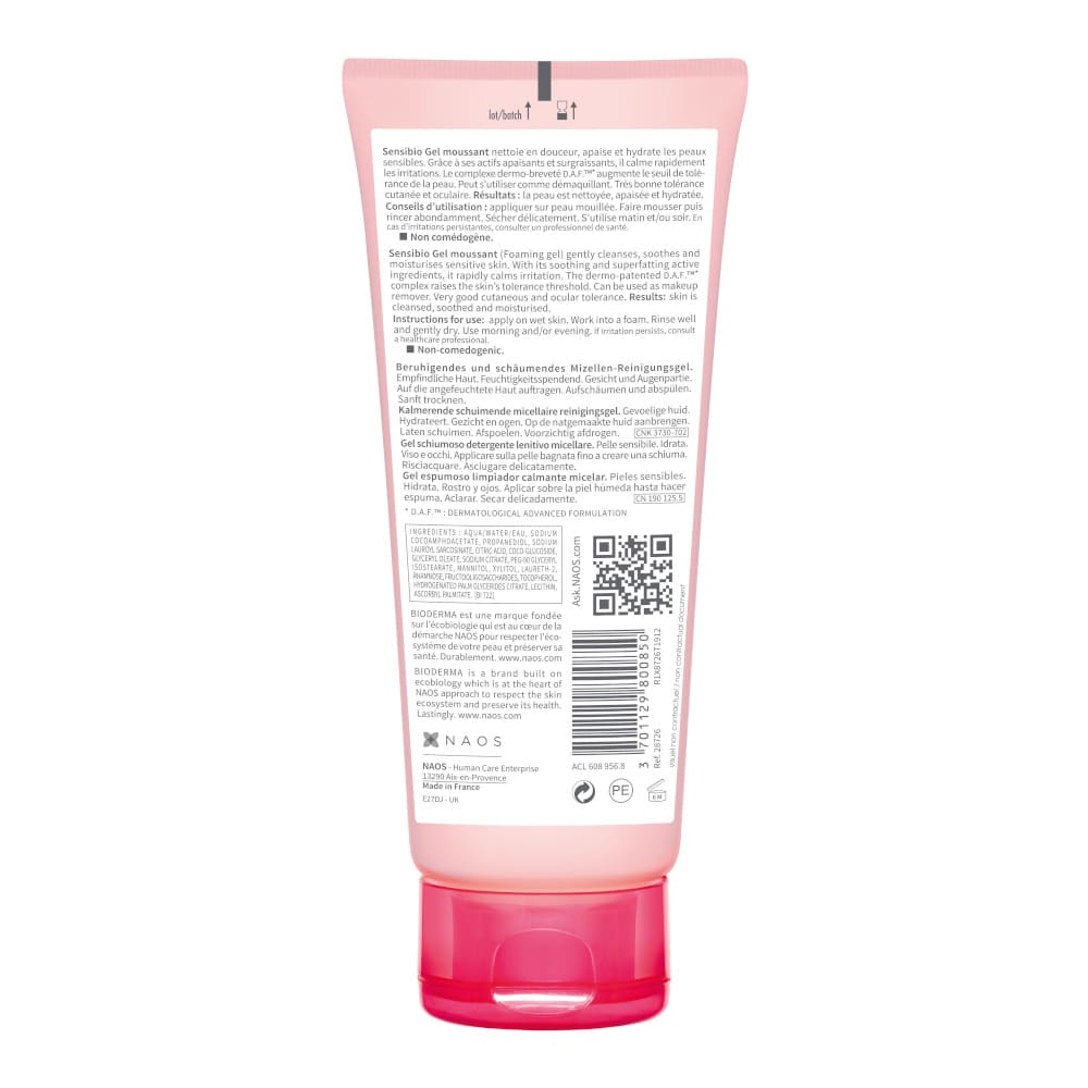 BIODERMA Sensibio Gel Moussant Reinigungsgel 100 ml Gel
