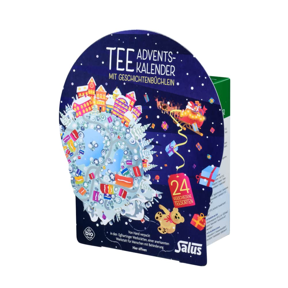 Salus TEE ADVENTS-KALENDER MIT GESCHICHTENBÜCHLEIN 24 St Filterbeutel