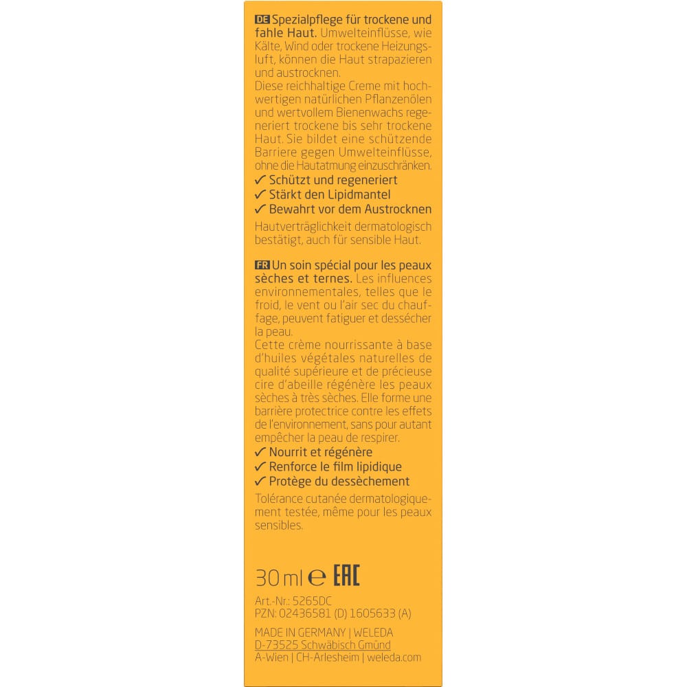 Weleda Coldcream Gesichtscreme 30 ml Creme