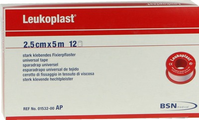 LEUKOPLAST 2,5 cmx5 m 12 St Pflaster