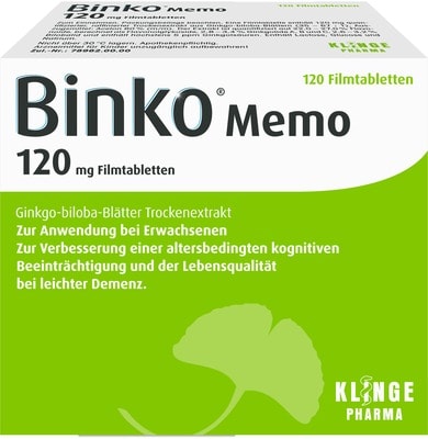 Binko Memo 120mg Filmtabletten 120 St Filmtabletten