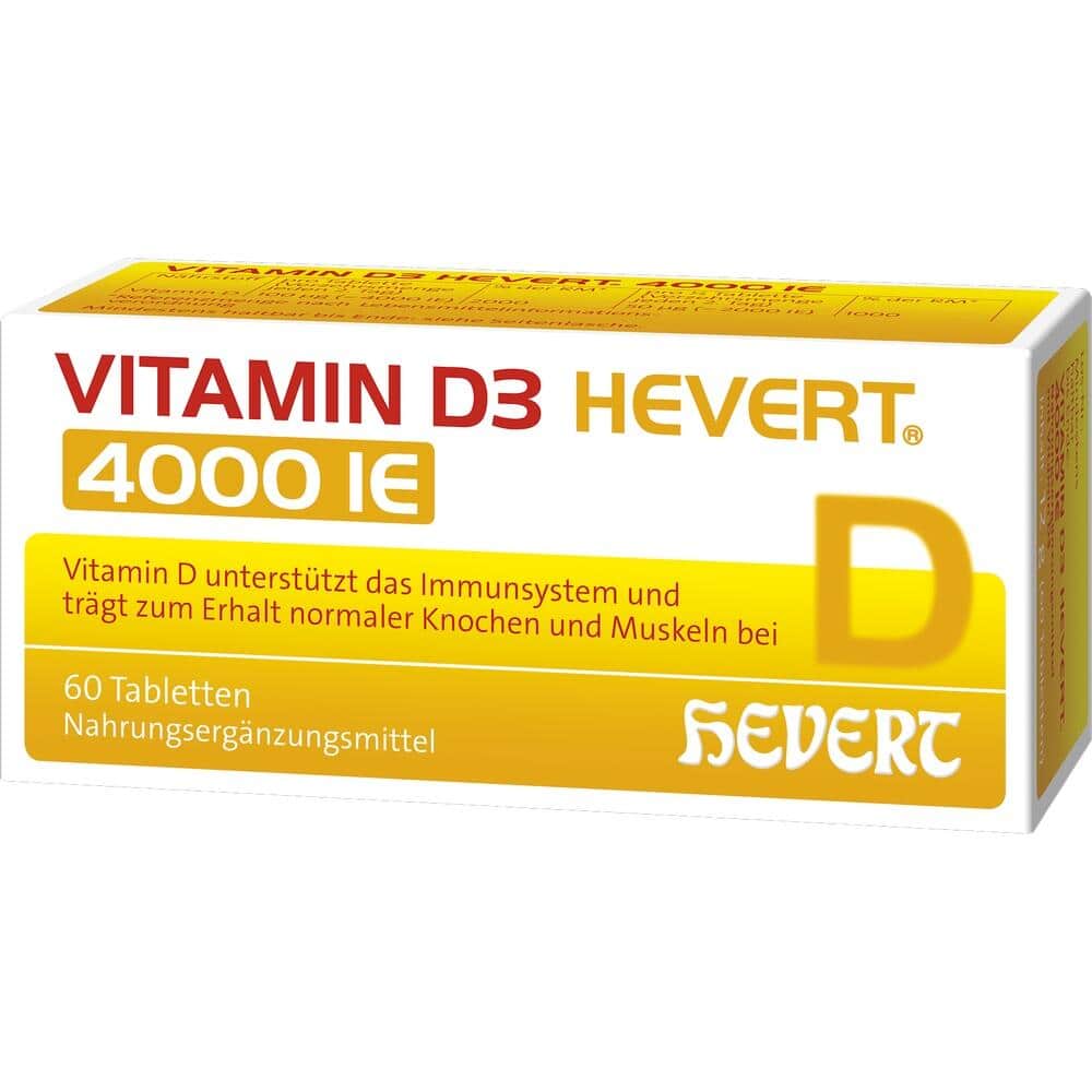 VITAMIN D3 HEVERT 4.000 I.E.  60 St Tabletten