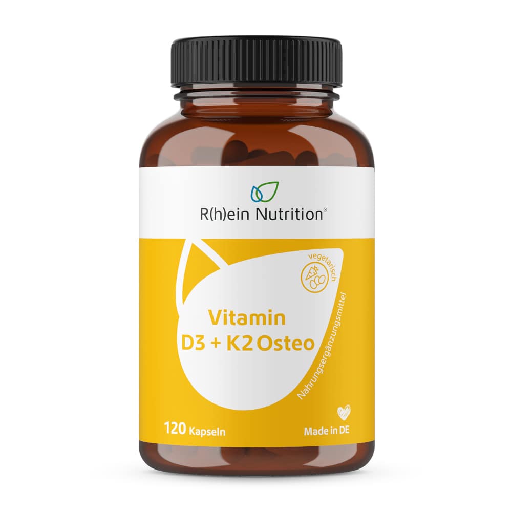 R(h)ein Nutrition Vitamin D3 + K2 Osteo 120 St Kapseln