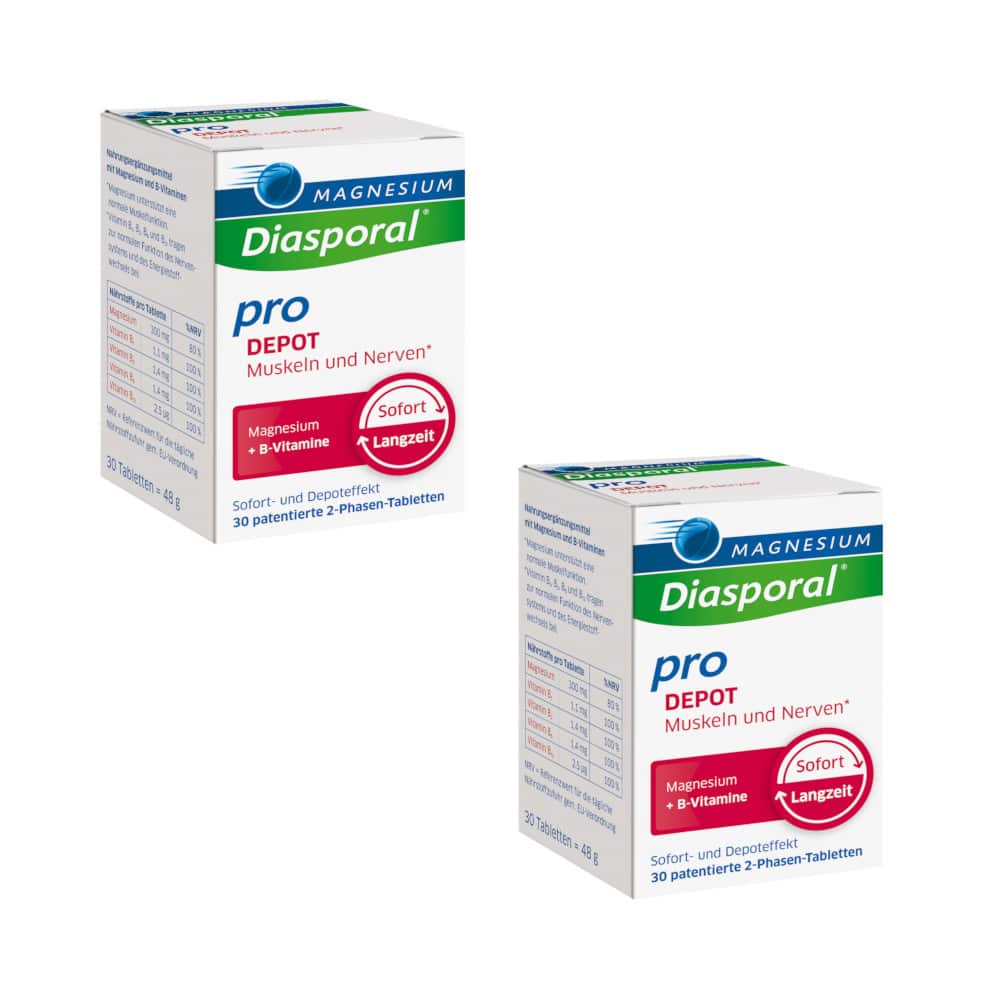 MAGNESIUM Diasporal pro DEPOT Doppelpack 2X30 St Tabletten