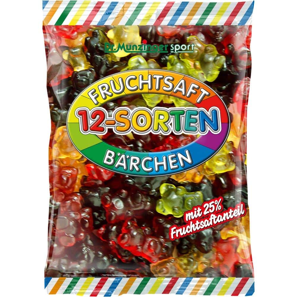 DR.MUNZINGER Fruchtsaftbärchen 12-Sorten 450 g