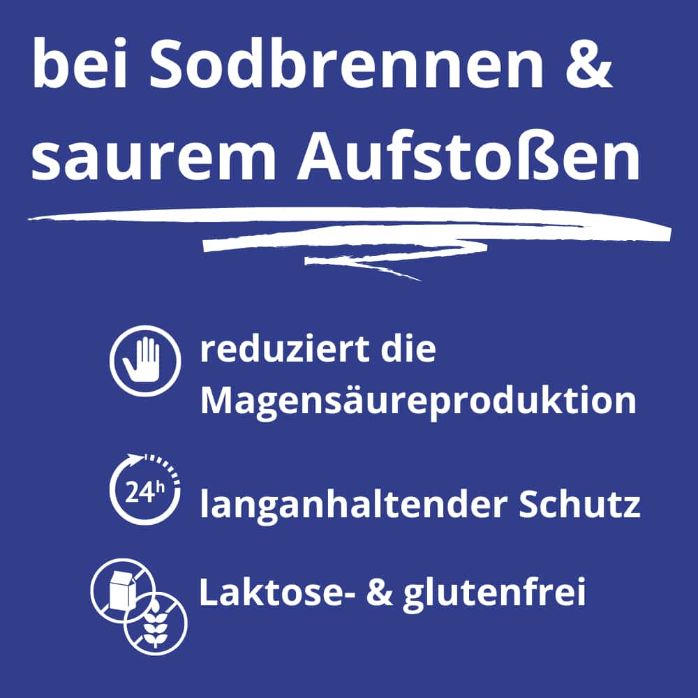 Pantoprazol TAD 20mg bei Sodbrennen 14 St Tabletten magensaftresistent