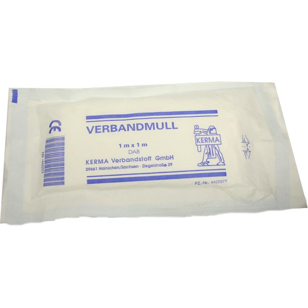 VERBANDMULL 1x1 m unsteril 1 St Wundgaze