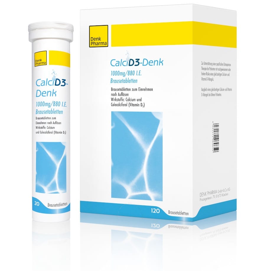 CalciD3-Denk 120 St Brausetabletten