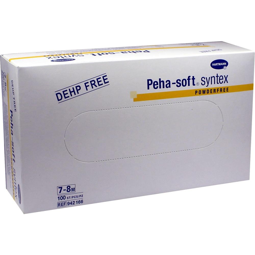 Peha-soft syntex Puderfrei Untersuchungshandschuhe unsteril M 100 St Handschuhe