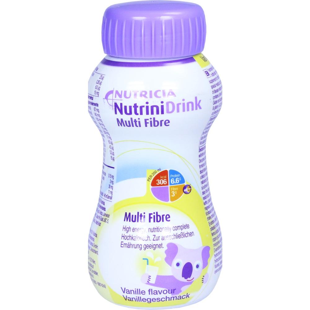 NutriniDrink Multi Fibre Vanille 200 ml Flüssigkeit