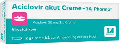 Aciclovir akut 1A Pharma 2 g Creme