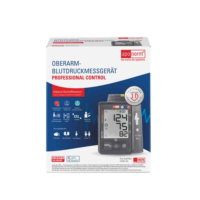aponorm Blutdruckmessgerät Oberarm PROFESSIONAL CONTROL 1 St