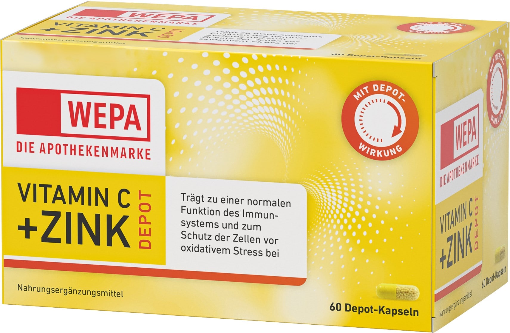 WEPA VITAMIN C + ZINK 60 St Kapseln