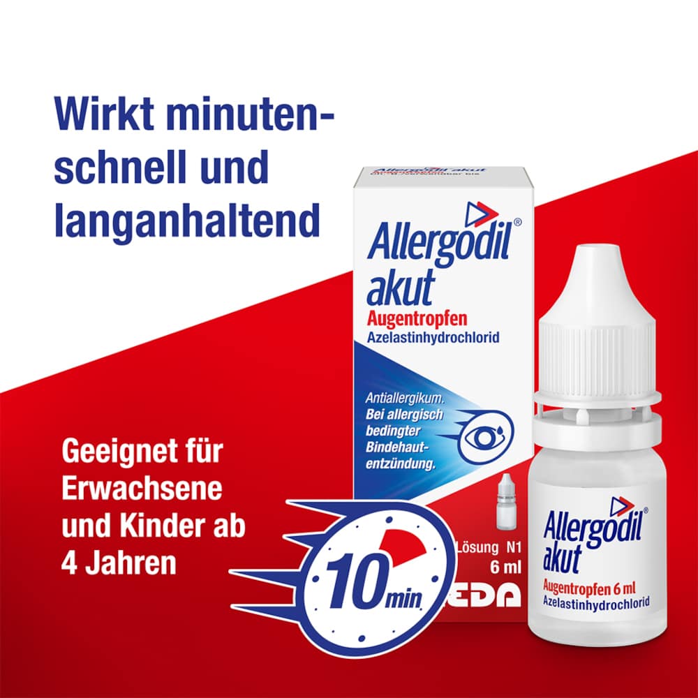 Allergodil akut Augentropfen 6 ml Augentropfen