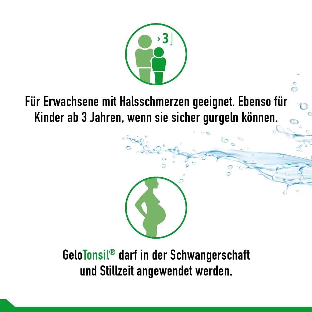 GeloTonsil Gurgelgel lindert Halsschmerzen & Schluckbeschwerden 200 ml 200 ml Gurgellösung
