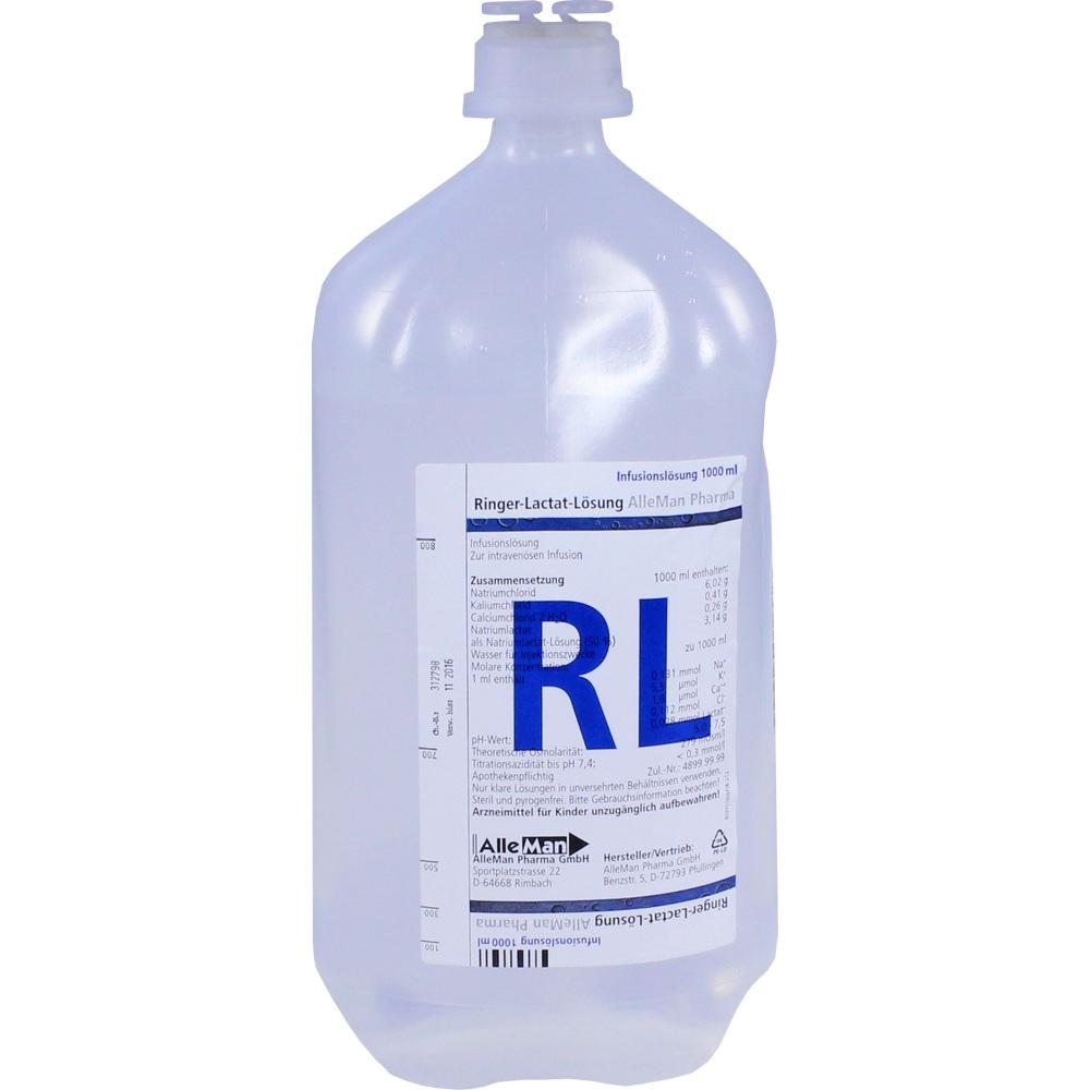 RINGER LACTAT Lösung DELTAMEDICA Inf.-Lsg.Plastik 1000 ml Infusionslösung