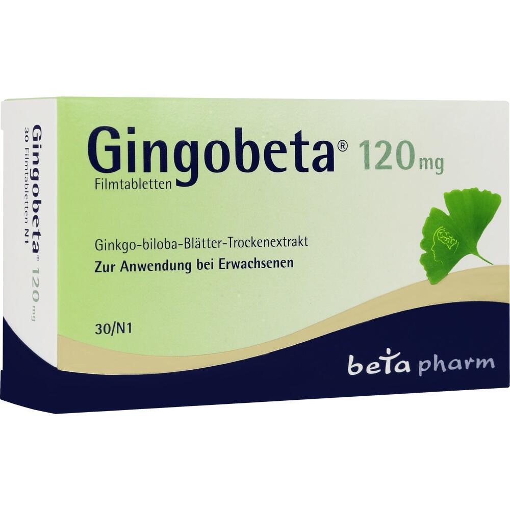 Gingobeta 120mg 30 St Filmtabletten