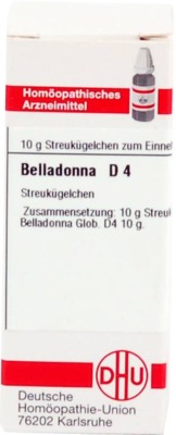 BELLADONNA D 4 Globuli 10 g Globuli