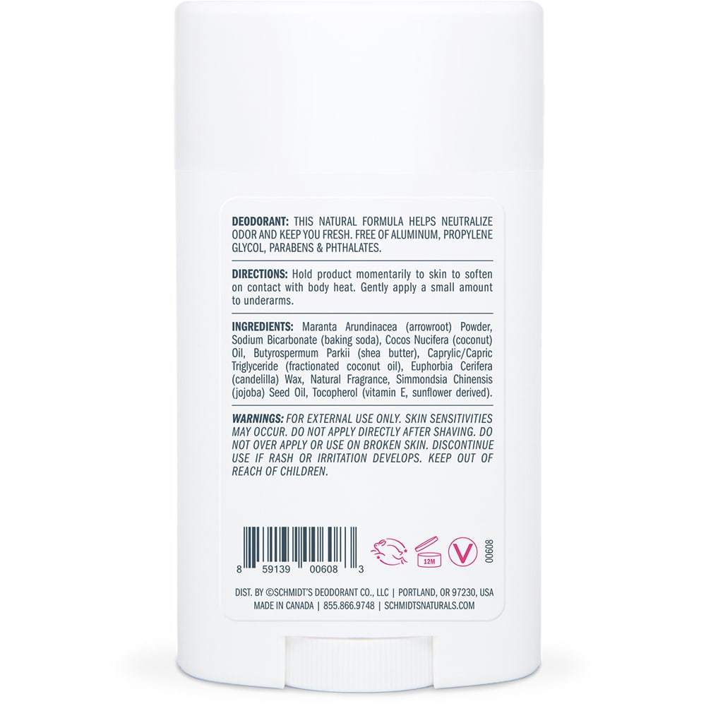 schmidt's natural Deo Rose und Vanilla 75 g Körperpflege