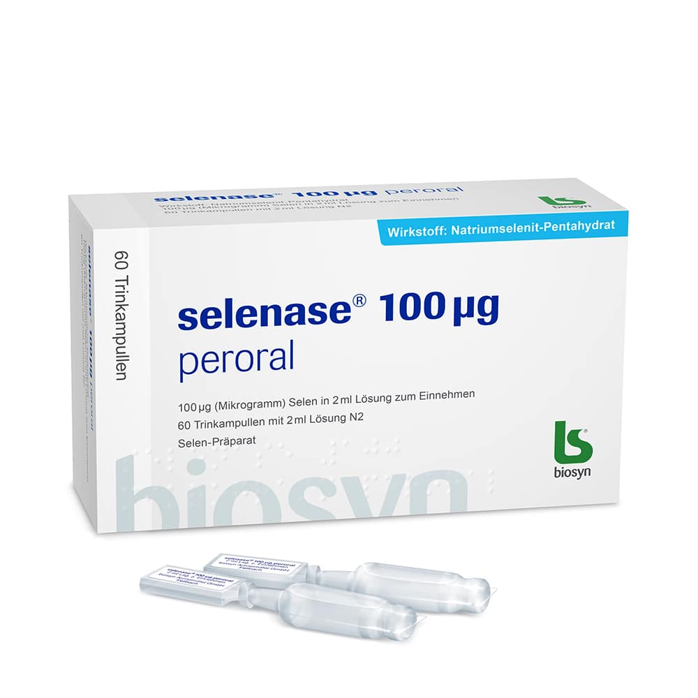 SELENASE 100 µg peroral Lösung zum Einnehmen 60X2 ml Lösung zum Einnehmen
