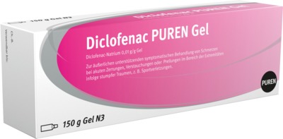 Diclofenac PUREN Gel 150 g Gel