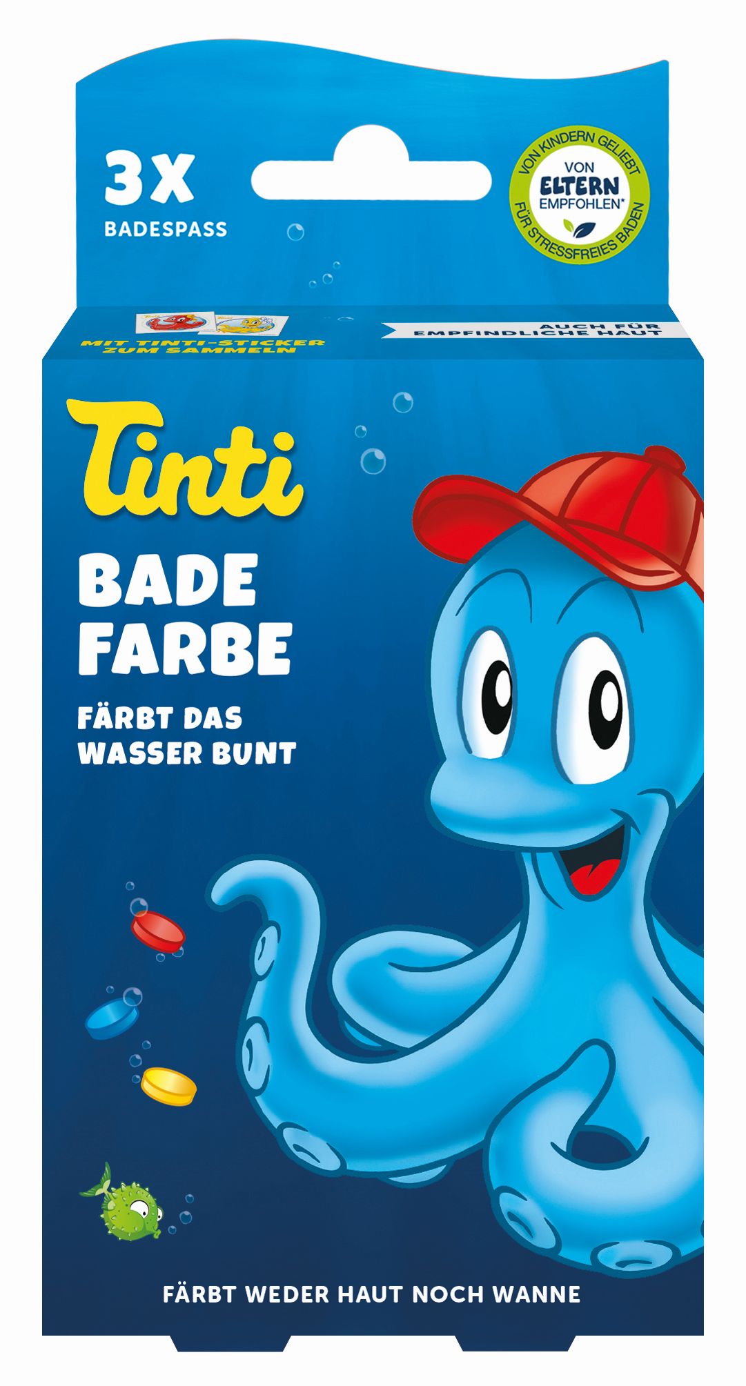 TINTI Badefarbe 3er Pack DisplaySchale 3X4.5 g Bad
