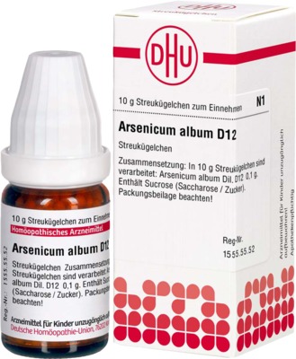 ARSENICUM ALBUM D 12 Globuli 10 g Globuli