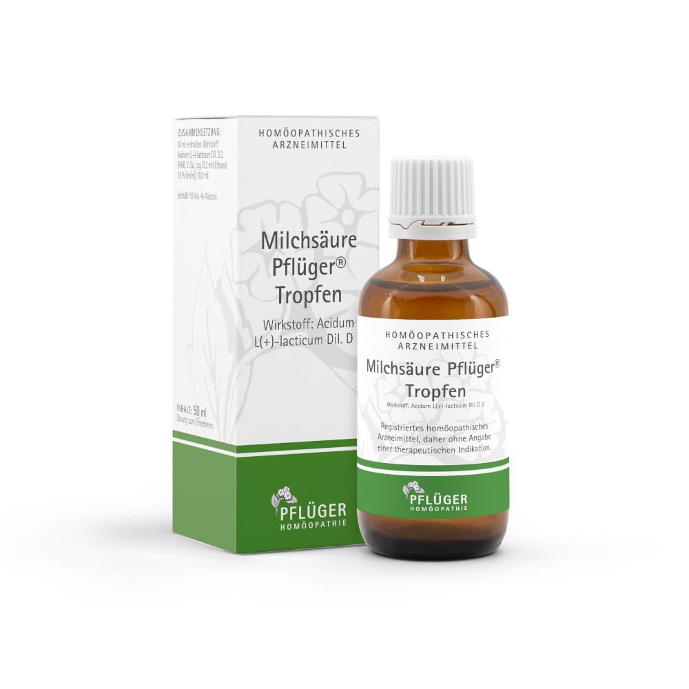Milchsäure Pflüger Tropfen 50 ml Tropfen
