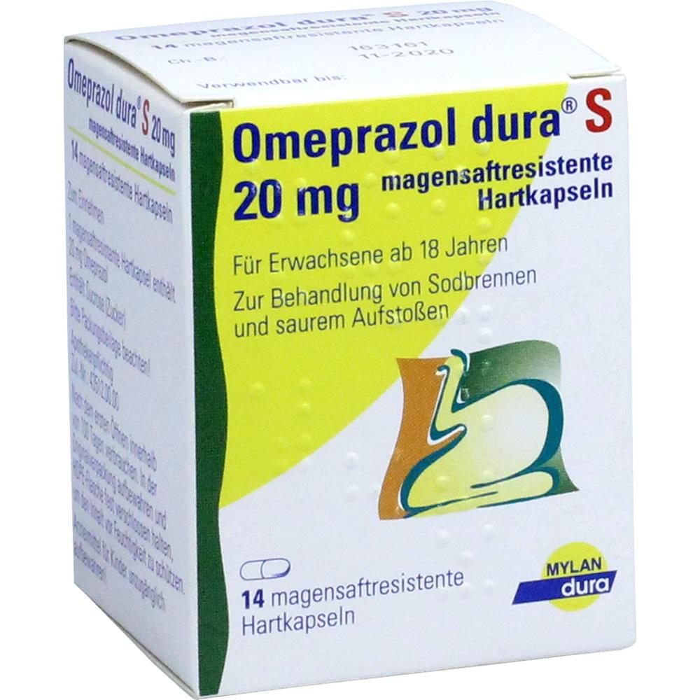 Omeprazol dura S 20mg 14 St Magensaftresistente Hartkapseln