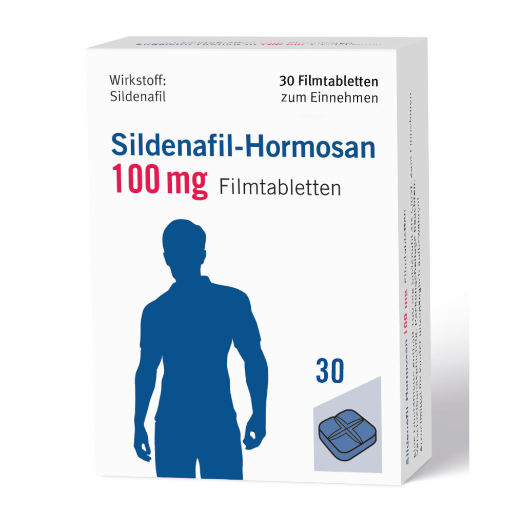 Sildenafil-Hormosan 100 mg 30 St Filmtabletten