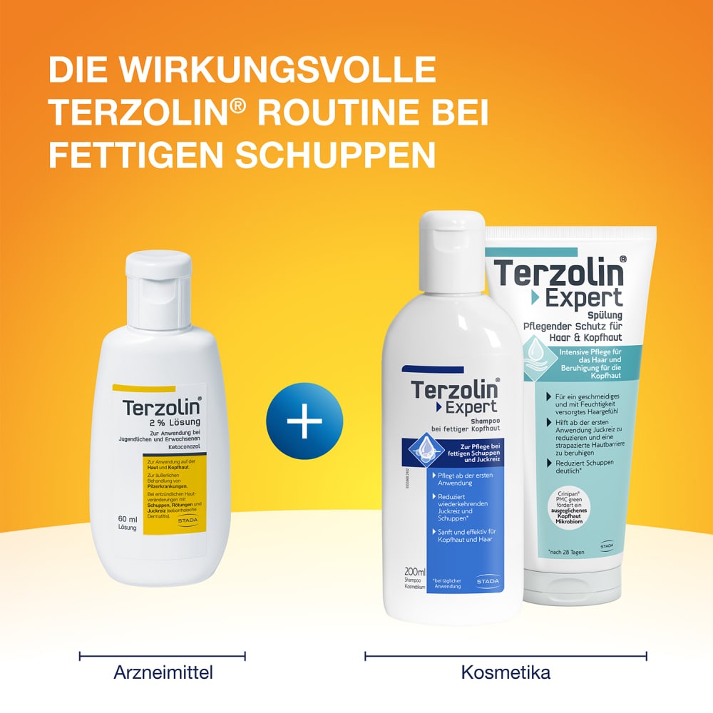 TERZOLIN Expert Schuppen-Shampoo bei fettiger Kopfhaut 200 ml Shampoo