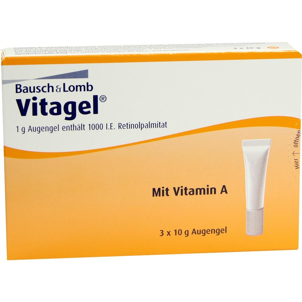 Vitagel 3X10 g Augengel