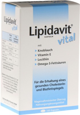 LIPIDAVIT Vital Kapseln 100 St Kapseln