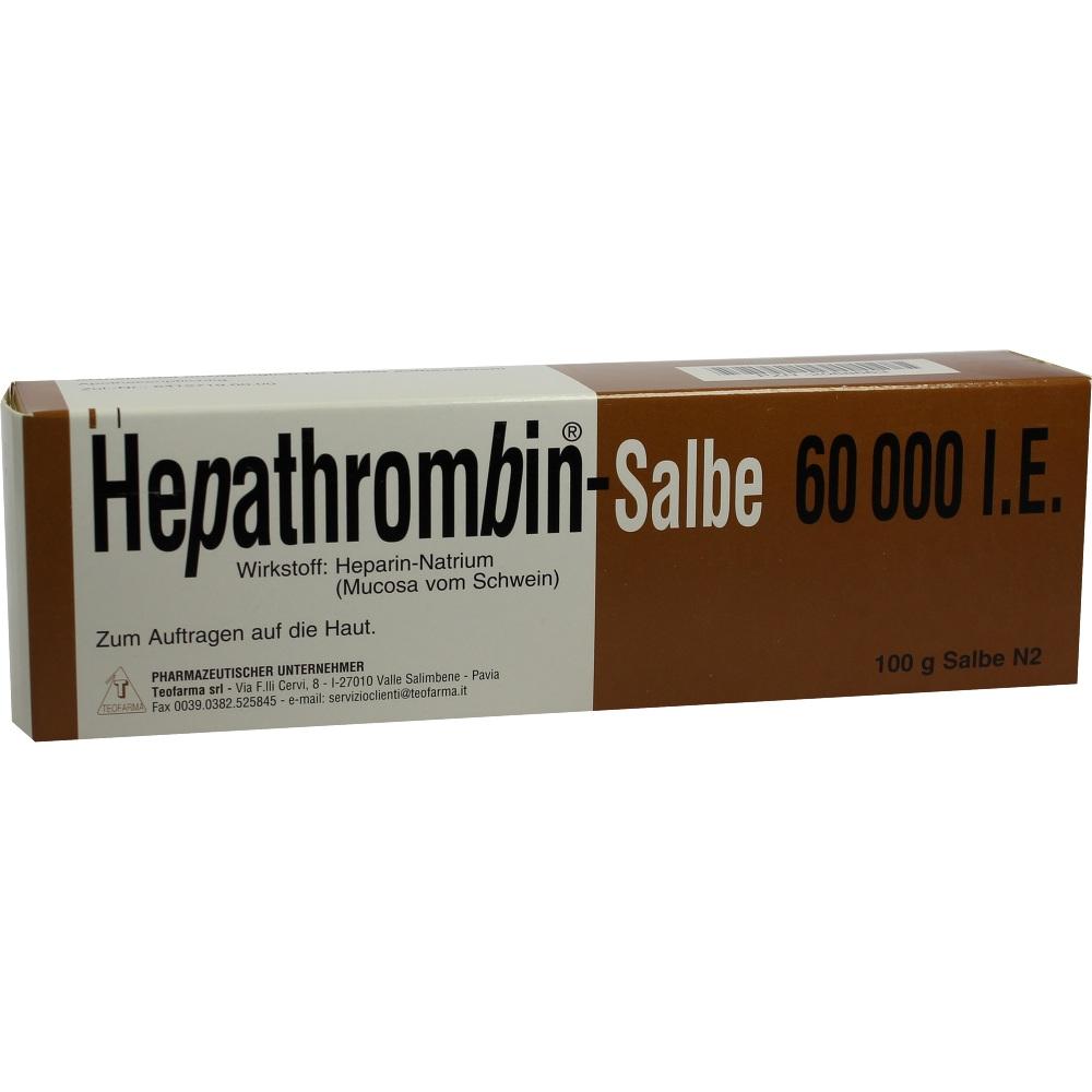 Hepathrombin 60000 100 g Salbe