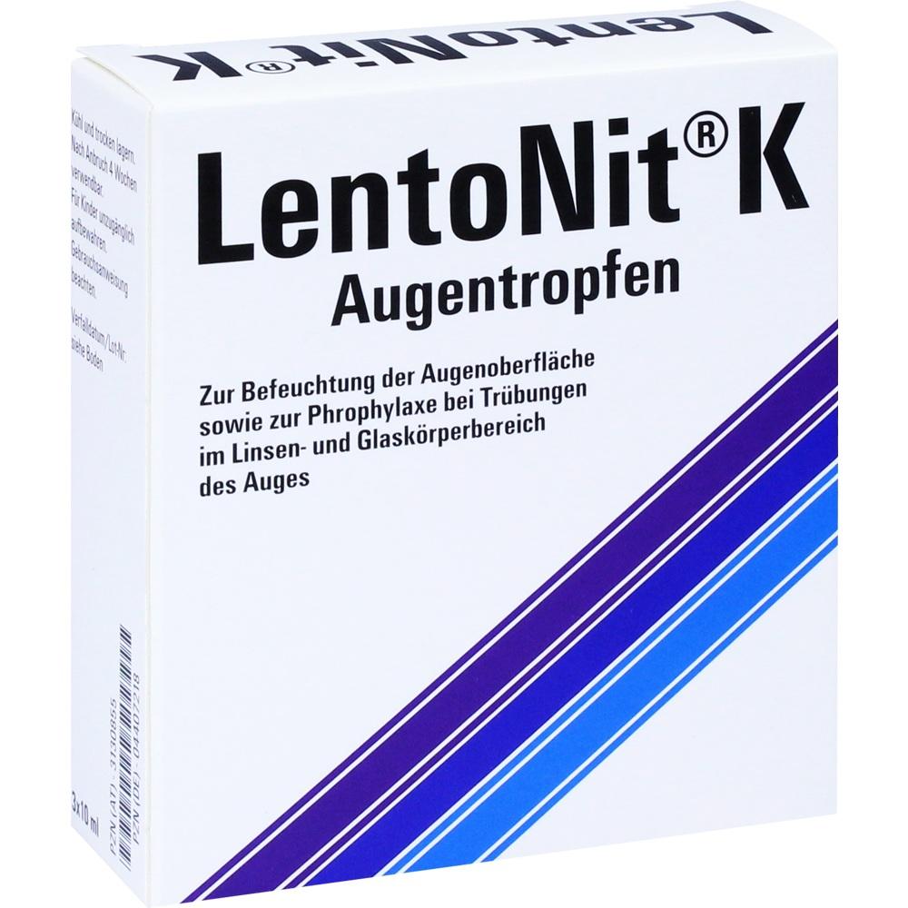 LENTO NIT K Augentropfen 3X10 ml Augentropfen