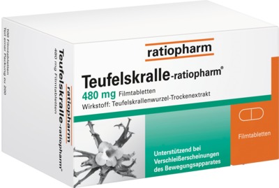 Teufelskralle-ratiopharm bei Gelenkschmerz 200 St Filmtabletten