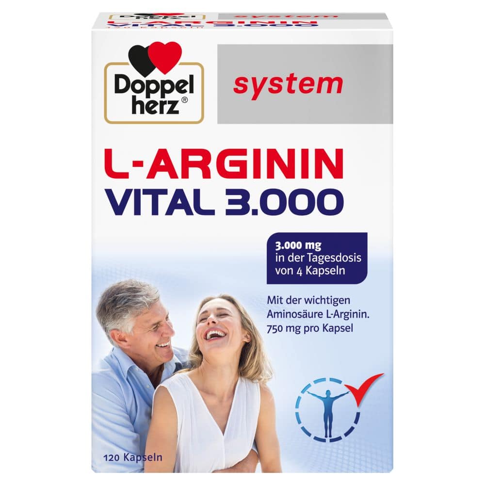 Doppelherz system L-ARGININ VITAL 3.000 120 St Kapseln