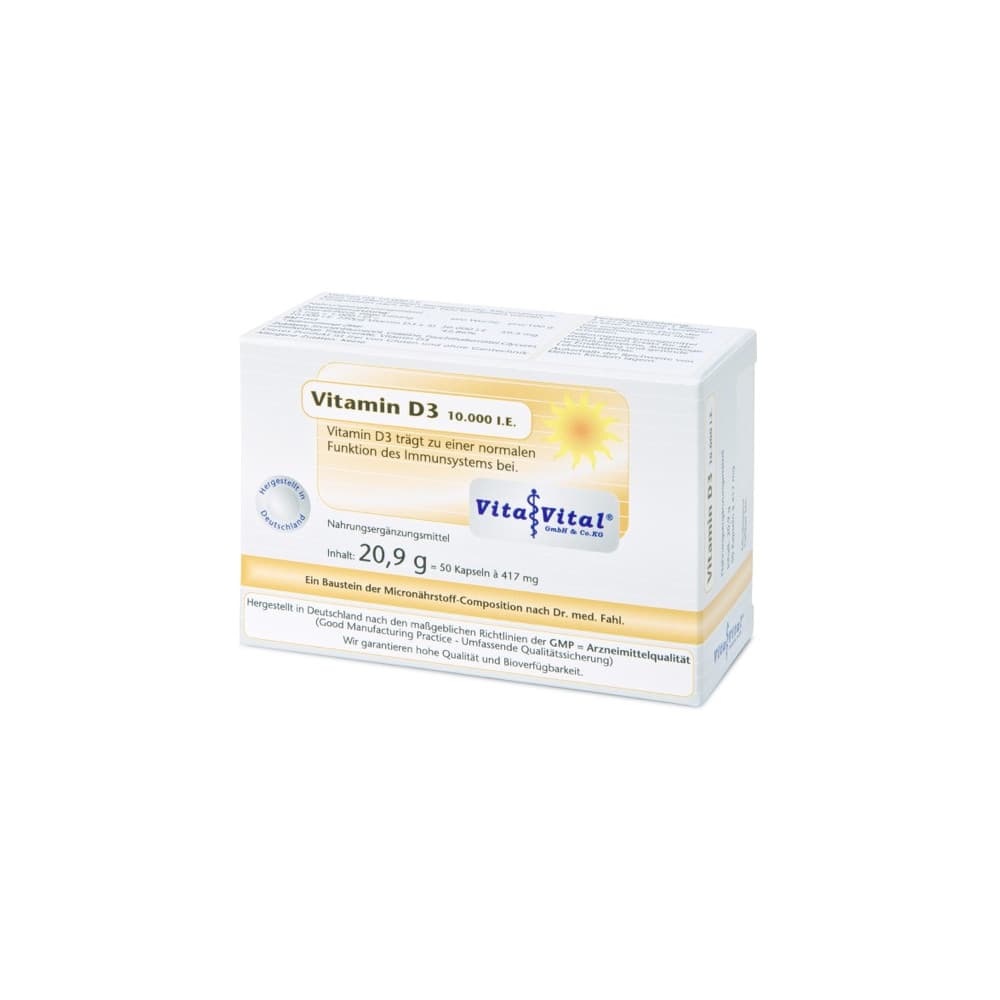 Vitamin D3 10.000 i.E. 50 St Kapseln