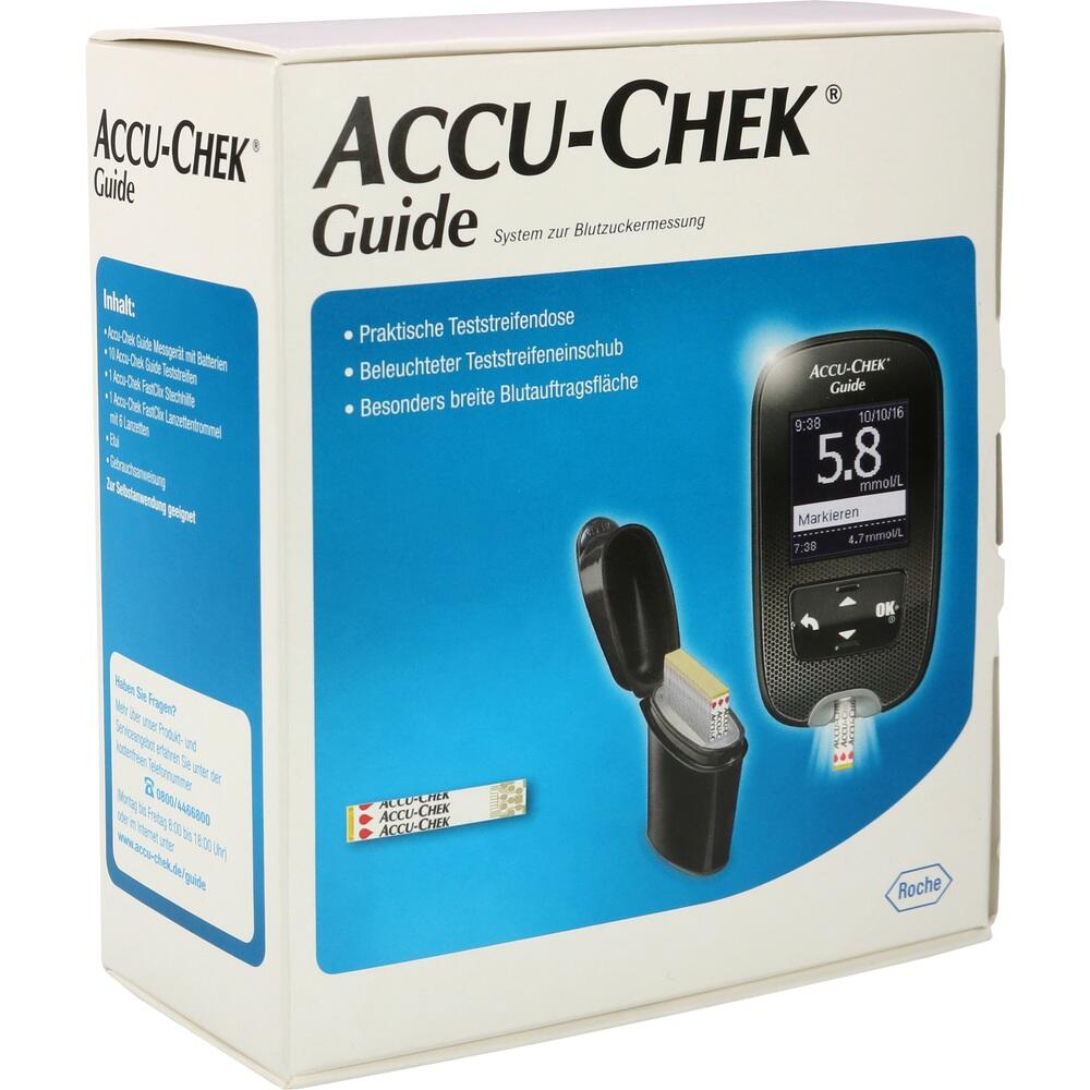 ACCU-CHEK Guide Blutzuckermessgerät Set mmol/l 1 St