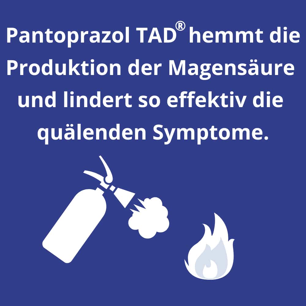 Pantoprazol TAD 20mg bei Sodbrennen 14 St Tabletten magensaftresistent