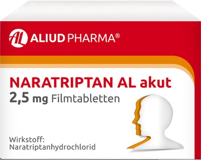 Naratriptan AL akut 2,5 mg Filmtabletten bei Migräne