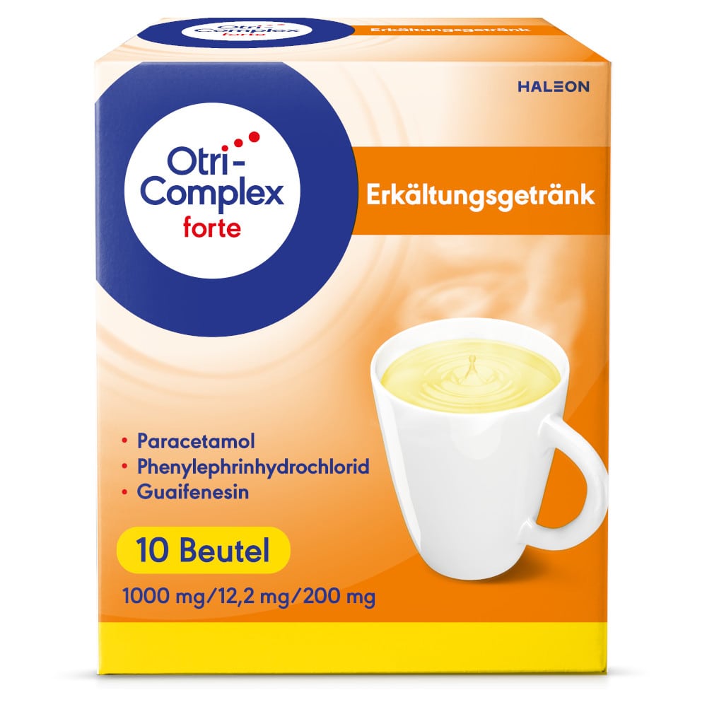 Otri-Complex forte Erkältungsgetränk, 10 Beutel 10 St Pulver zur Herstellung einer Lösung zum Einnehmen