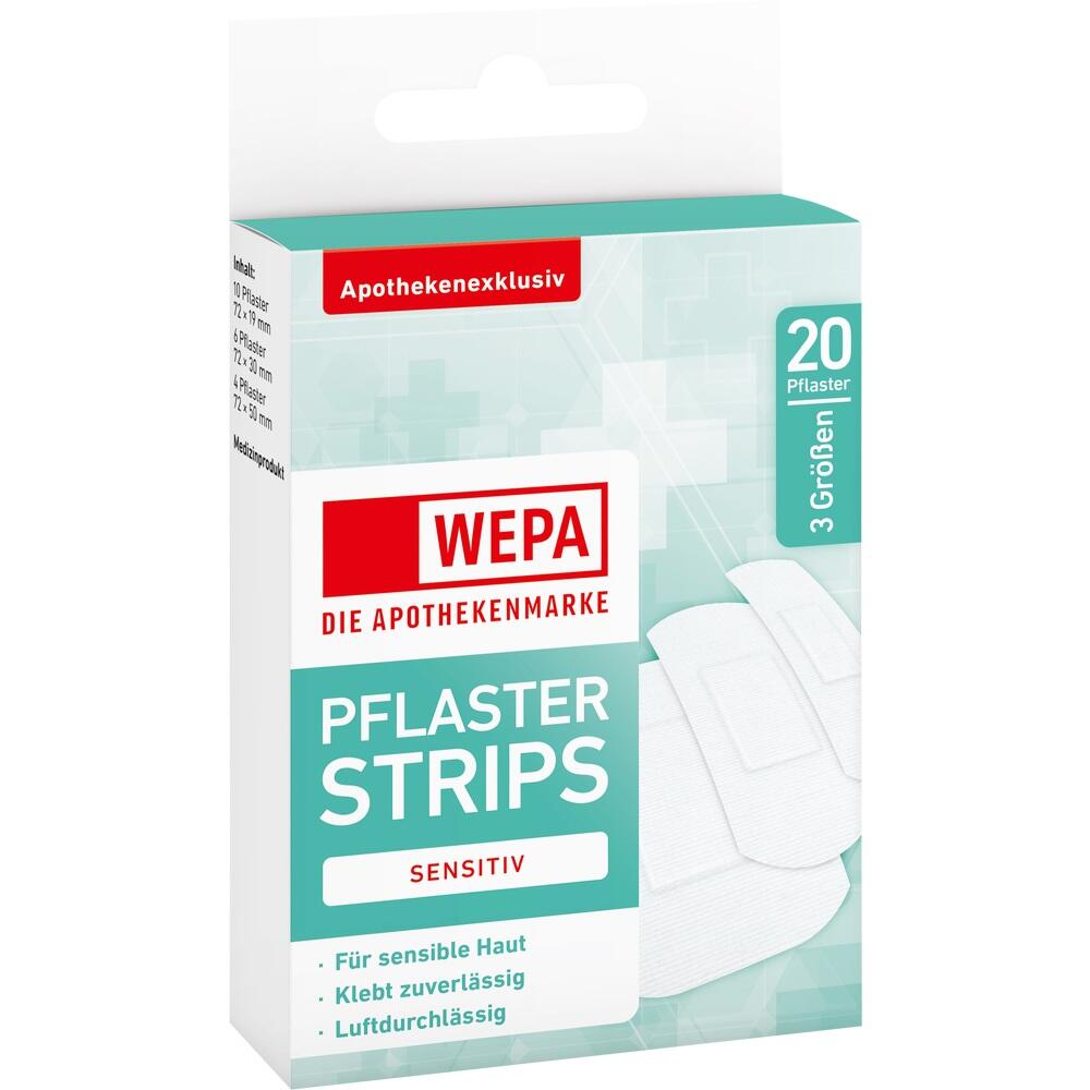 WEPA PFLASTER STRIPS SENSITIV  20 St Pflaster