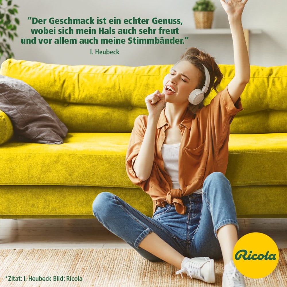 Ricola Kräuter Original Schweizer Kräuterbonbon zuckerfrei 50 g Bonbons