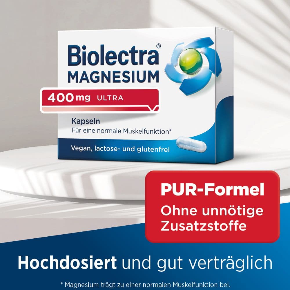 Biolectra MAGNESIUM 400mg ULTRA 40 St Kapseln