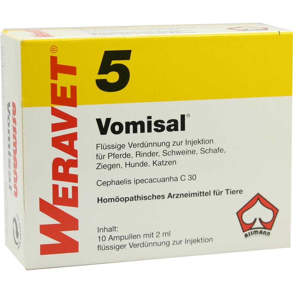 VOMISAL 5 Ampullen vet. 10X2 ml Ampullen