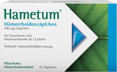 Hametum Hämorrhoidenzäpfchen 25 St Suppositorien