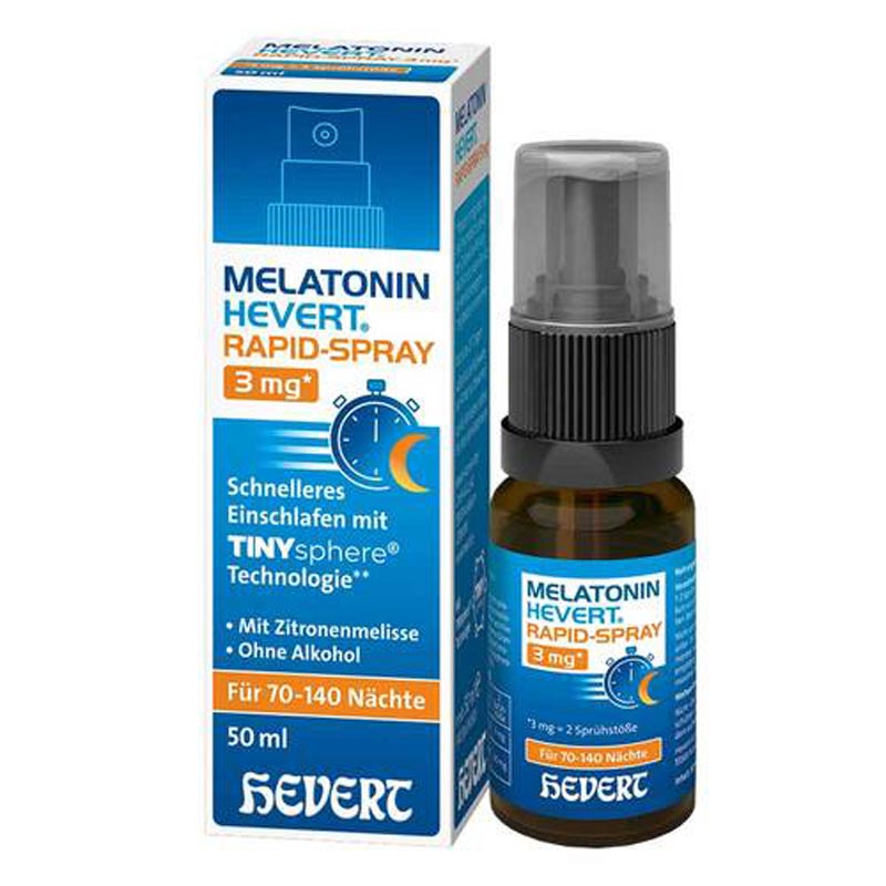 MELATONIN HEVERT RAPID-SPRAY 3 mg 50 ml Spray
