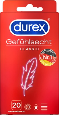 durex Gefühlsecht CLASSIC 20 St Kondome