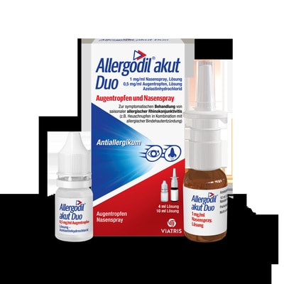 Allergodil akut Duo Antiallergikum  1 St Kombipackung